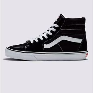 Vans Sk8-Hi Classic High Top Black Suede Skate Tennis Shoes Sneaker Size 11
